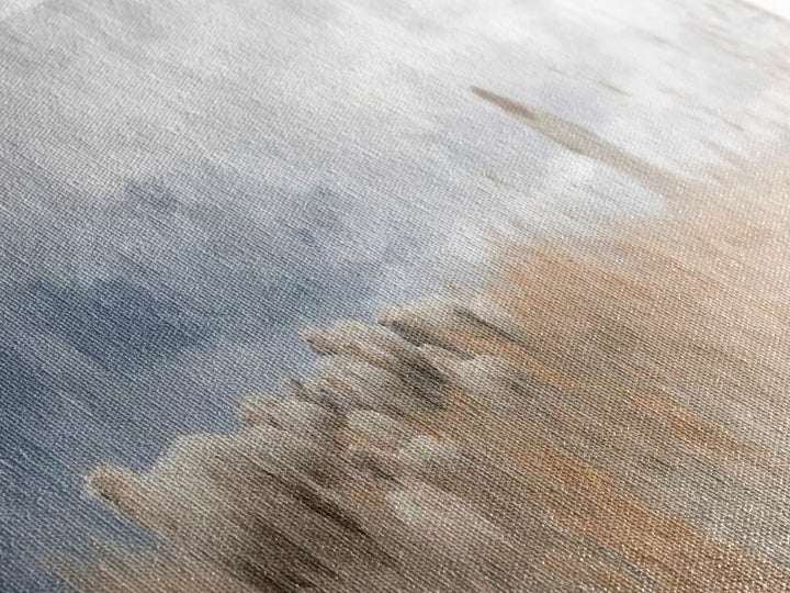 Shoreline Shepherd Dawn | Framed Canvas Print | Panoramic Frame | Christian Art Canvas | Jesus Painting | Christian Wall Art | Subtle Chris