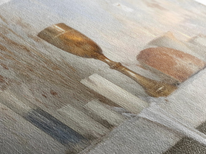 Sacred Communion | Framed Canvas Print | Christian Wall Art | Christian Art Canvas | Christian Painting | Christian Decor | Panoramic Art