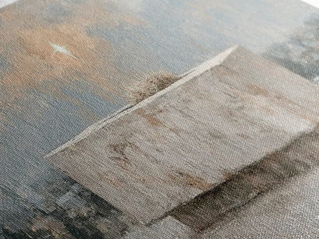 Star of Bethlehem Hope – Framed Canvas Print – Panoramic Art – Christian Wall Art – Christmas Art – Christian Art Canvas – Christian Christ