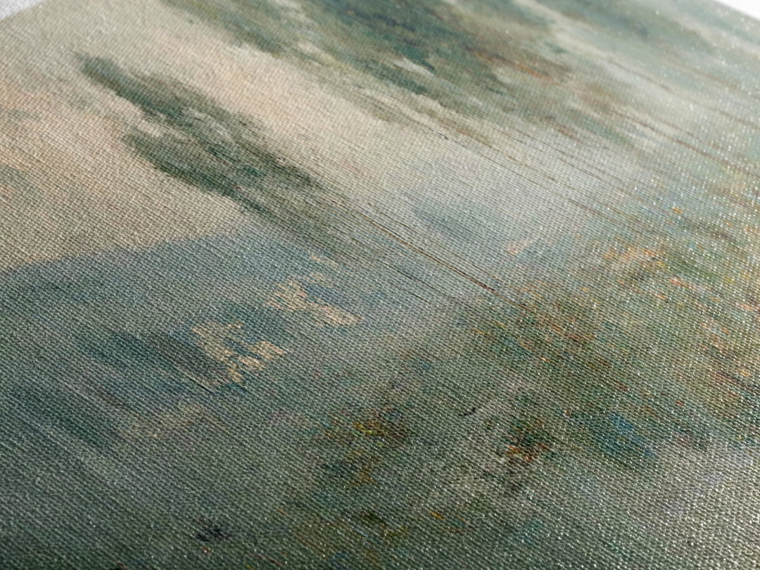 Morning Grace Meadow – Framed Canvas Print – Christian Art Painting – Panoramic Print – Christian Wall Art – Christian Art Canvas – Christi