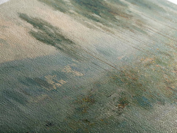 Morning Grace Meadow – Framed Canvas Print – Christian Art Painting – Panoramic Print – Christian Wall Art – Christian Art Canvas – Christi