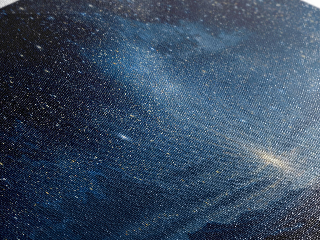 Night Of Wonder | Framed Canvas Print | Christian Christmas Art | Panoramic Art | Christian Art Canvas | Christmas Wall Art | Christian Dec