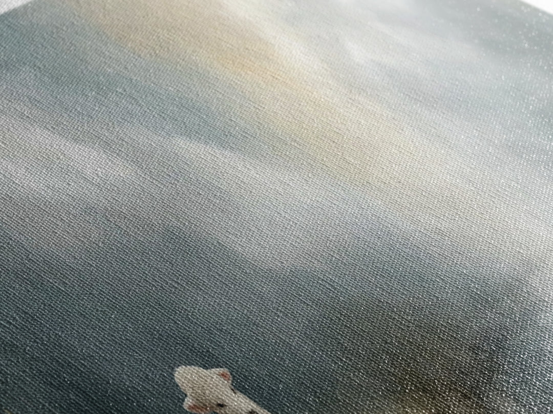 Quiet Meadow Lamb – Framed Canvas Print – Extra Wide Art – Christian Art – Christian Wall Art – Christian Art Canvas – Christian Gift – Chr