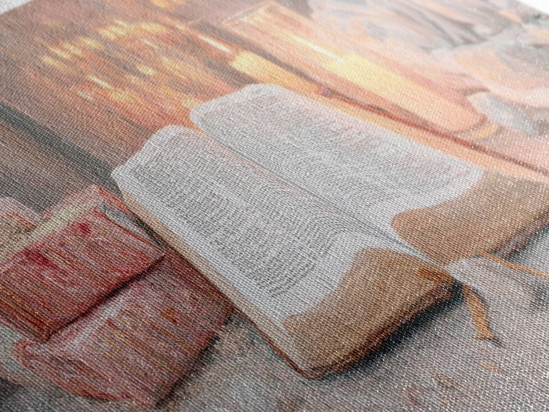 The Sacred Word – Framed Canvas Print – Christian Wall Art – Christian Art Canvas – Panoramic Art – Christmas Art – Christian Decor