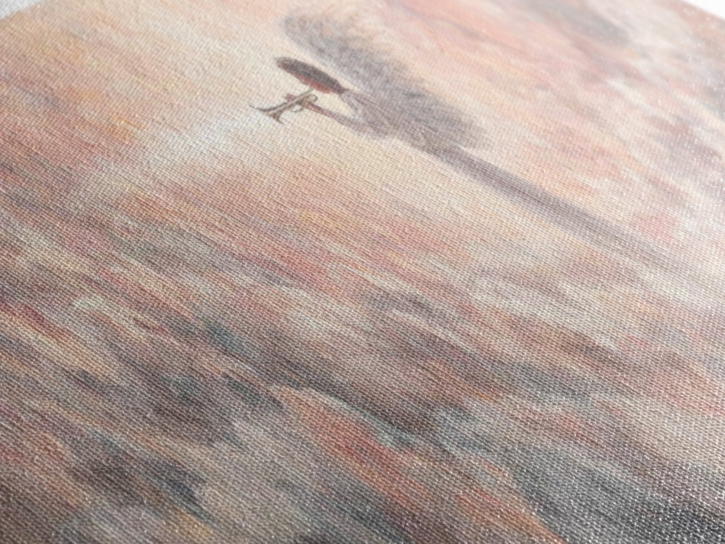 Heavenly Herald, Framed Canvas Print, Christian Wall Art, Christian Art Canvas, Panoramic Art, Christian Painting, Christmas Art