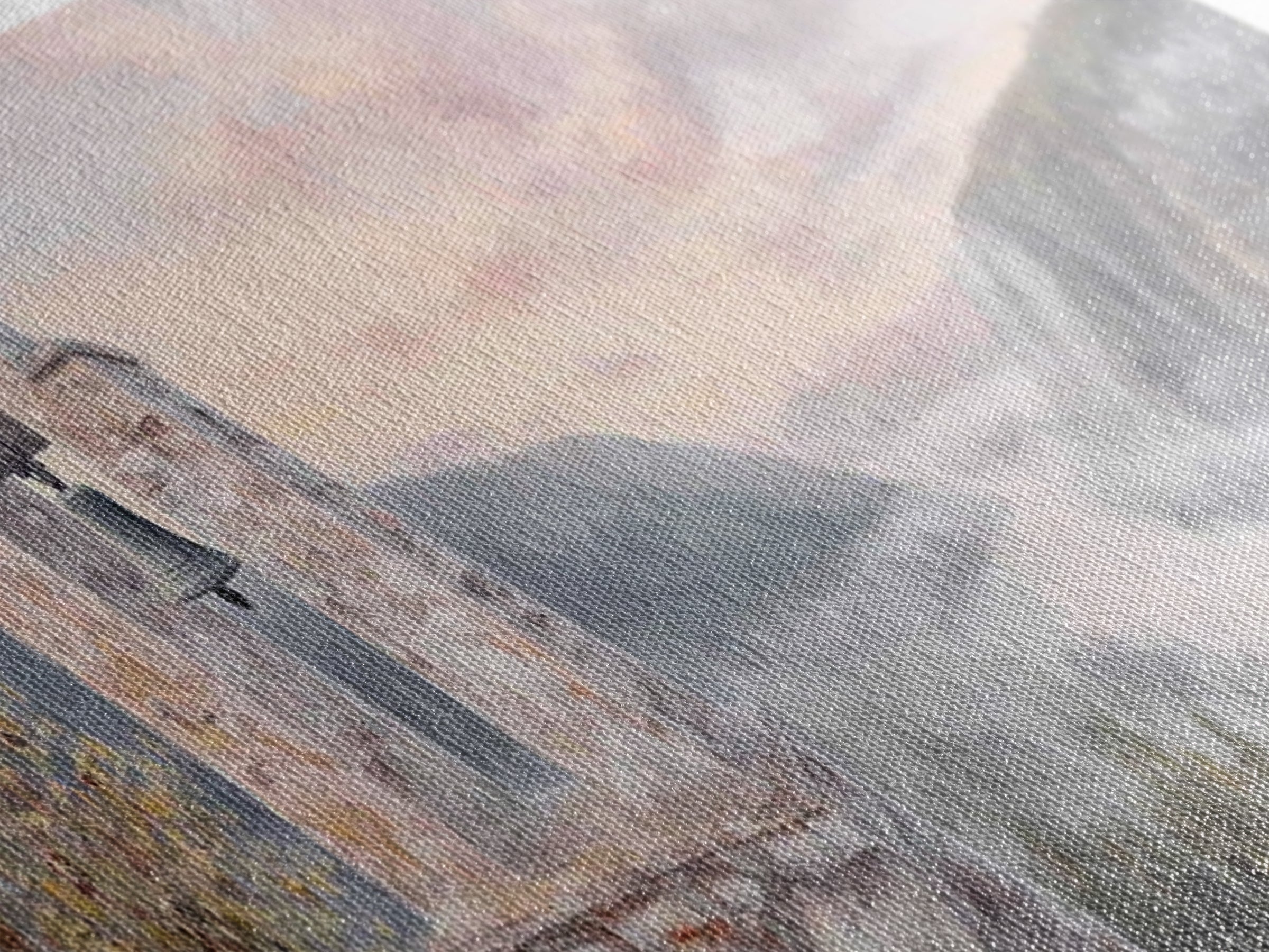Valley Of Stillness – Framed Canvas Print – Panoramic Painting – Christian Art – Christian Wall Art – Christian Canvas – Christmas Art
