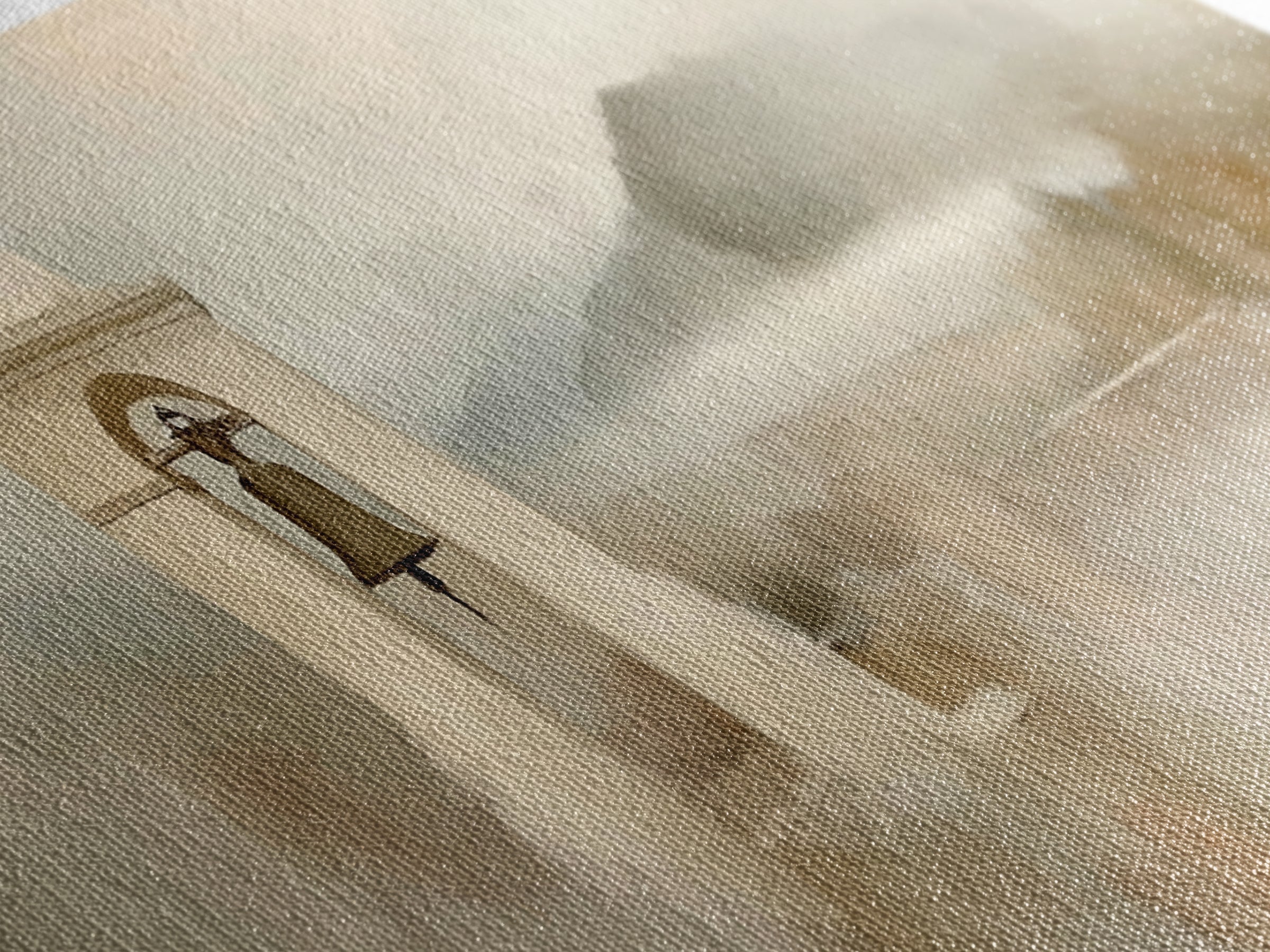 Faithful Horizon, Framed Canvas Print, Panoramic Print, Christian Art Canvas, Christian Painting, Christian Wall Art, Christmas Art