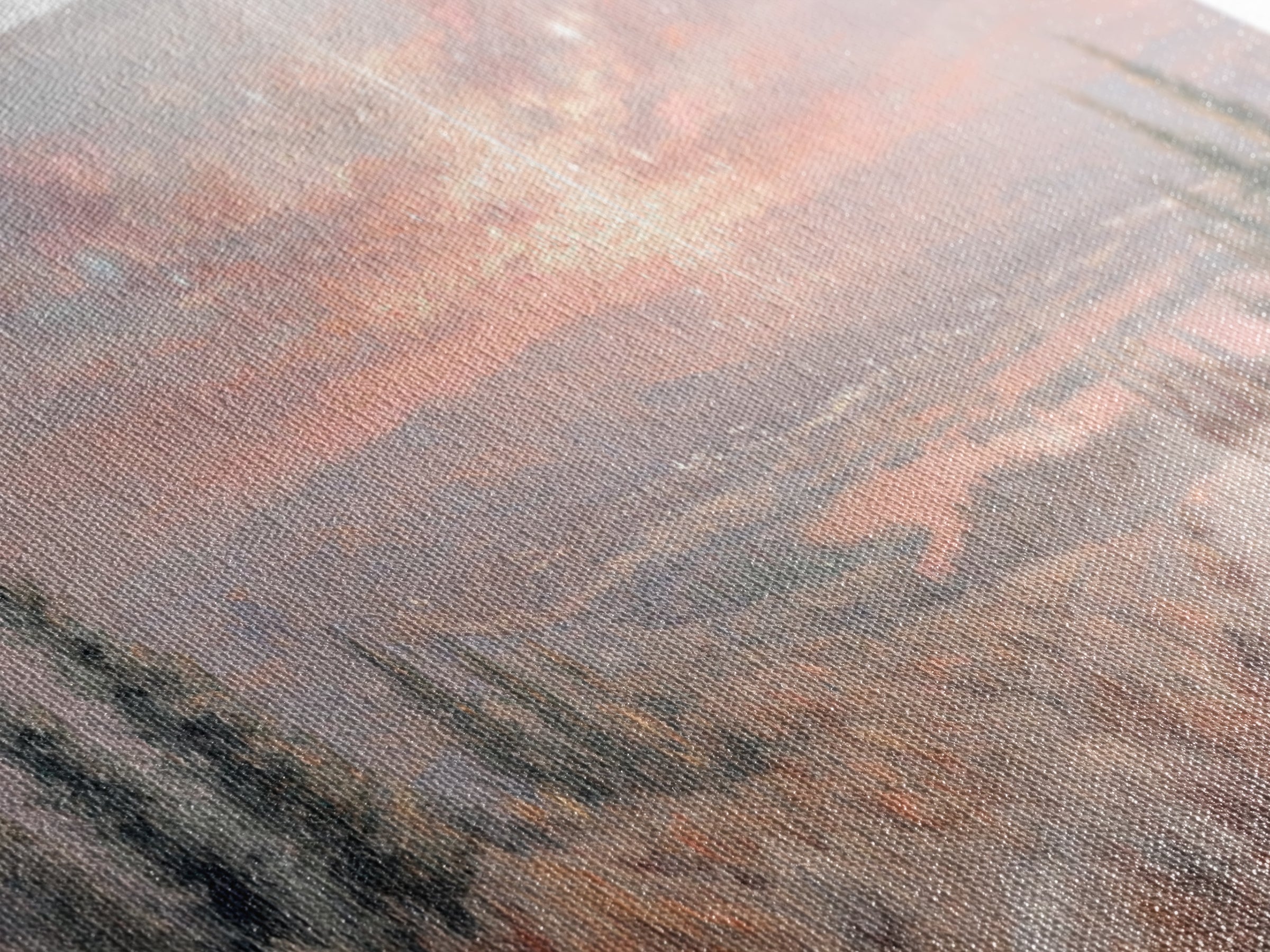 Star Over Mountains | Framed Canvas Print | Christmas Wall Art | Christian Art | Christian Art Canvas | Panoramic Painting | Christian Gift