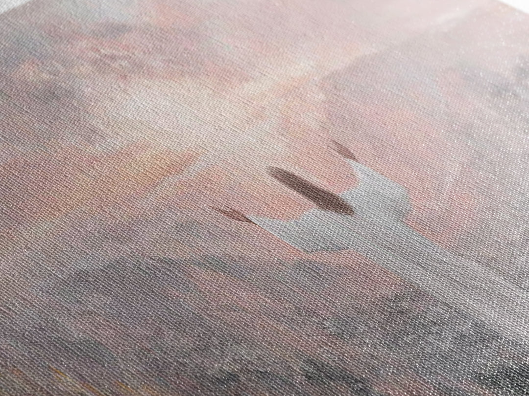Hills Of Eternal Light | Framed Canvas Print | Panoramic Print | Jesus Painting | Christian Art Canvas | Christian Wall Art