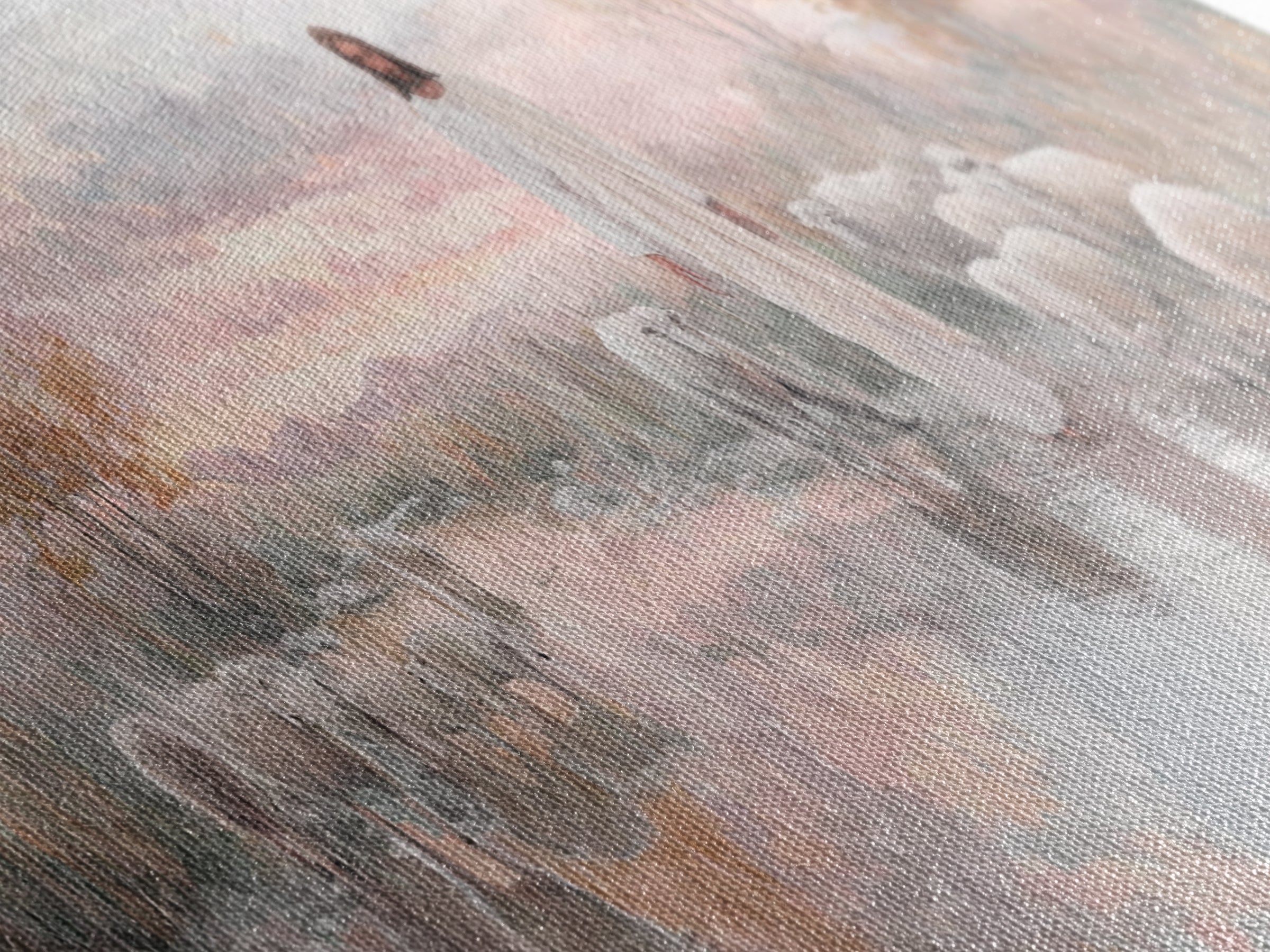 Autumn Pasture Calm | Framed Canvas Print | Panoramic Art | Christian Art | Jesus Painting | Christian Wall Art