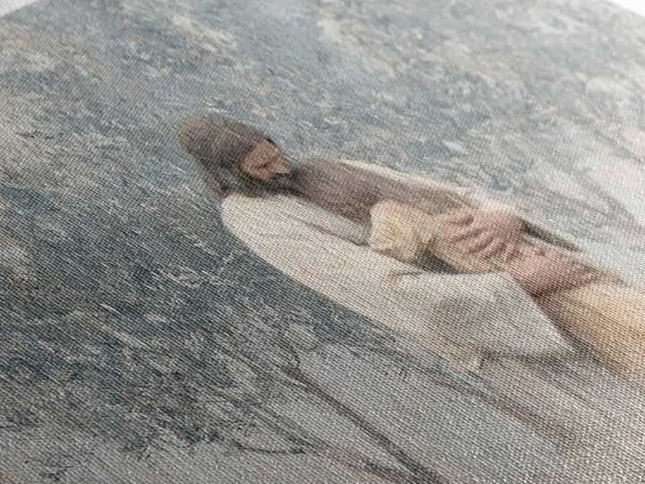 Olive Grove Peace – Framed Canvas Print – Christian Art Canvas – Jesus Painting – Christian Wall Art – Subtle Christian Paintings – Christi