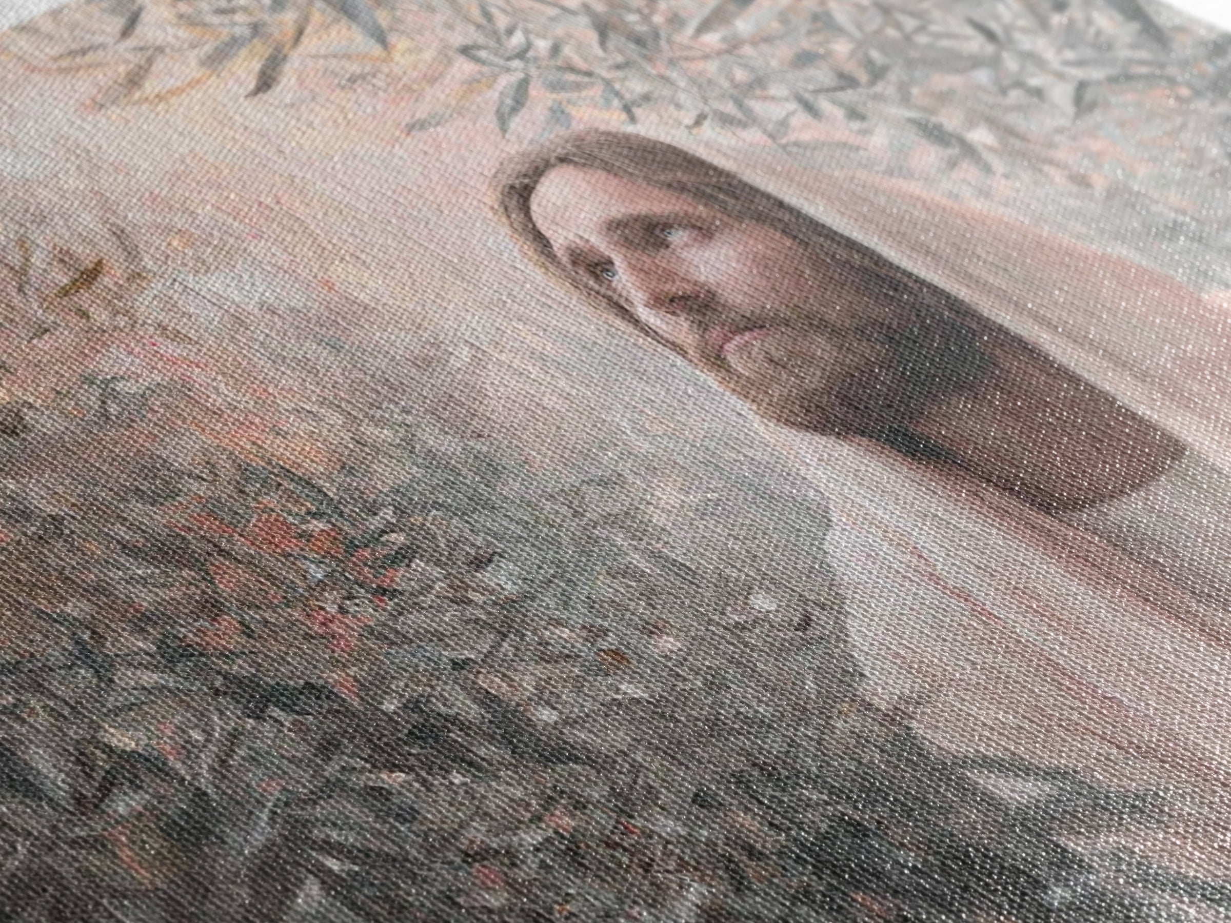 Garden Of Hope | Framed Canvas Print | Christian Art | Jesus Painting | Christian Art Canvas | Christian Wall Art | Christian Christmas Art