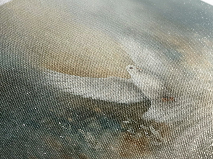 Dove Of Glory – Framed Canvas Print – Christian Art – Christian Wall Art – Christian Canvas – Christmas Art – Christian Gift Ideas