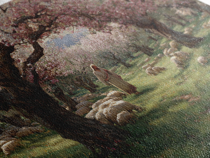 Shepherd’s Garden – Framed Canvas Print – Jesus Painting – Christian Wall Art – Christian Art Canvas – Pastoral Scenery – Christian Christm