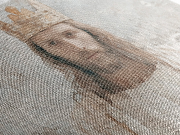 Eternal King – Framed Canvas Print – Christian Wall Art – Vintage Christian Art – Christian Art Canvas – Jesus Painting – Christian Gift Id