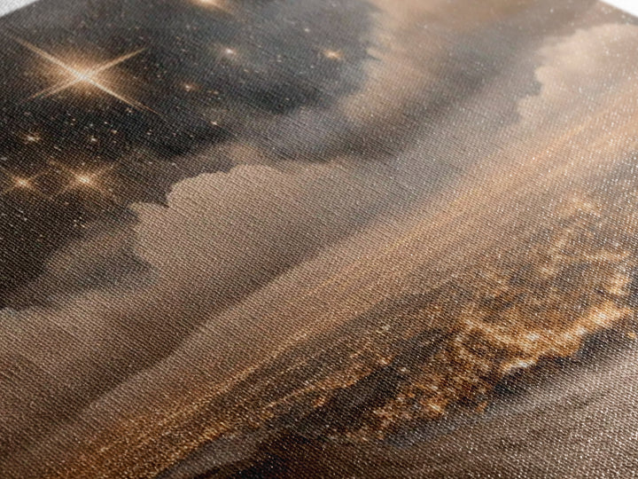 The Guiding Star – Framed Canvas Print – Christian Wall Art – Christian Art Canvas – Jesus Painting – Christian Christmas Art – Christian D