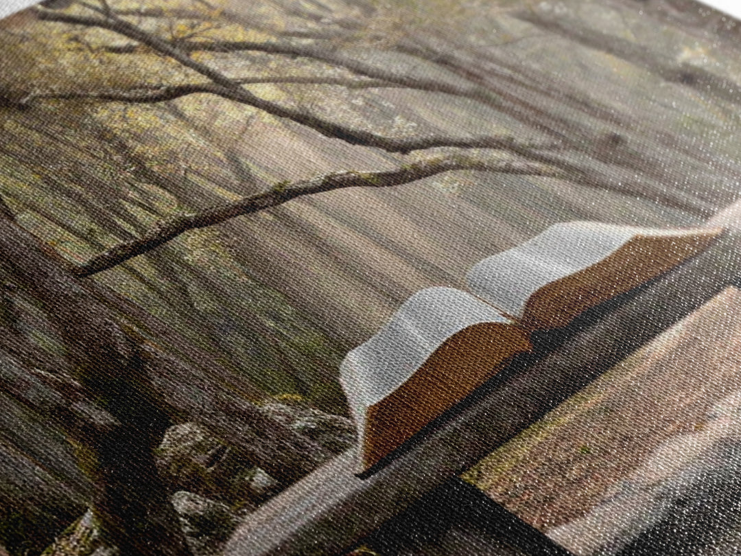 Serenity Of Word | Framed Canvas Print | Christian Wall Art | Christian Art Canvas | Subtle Christian Art | Christian Painting | Christian