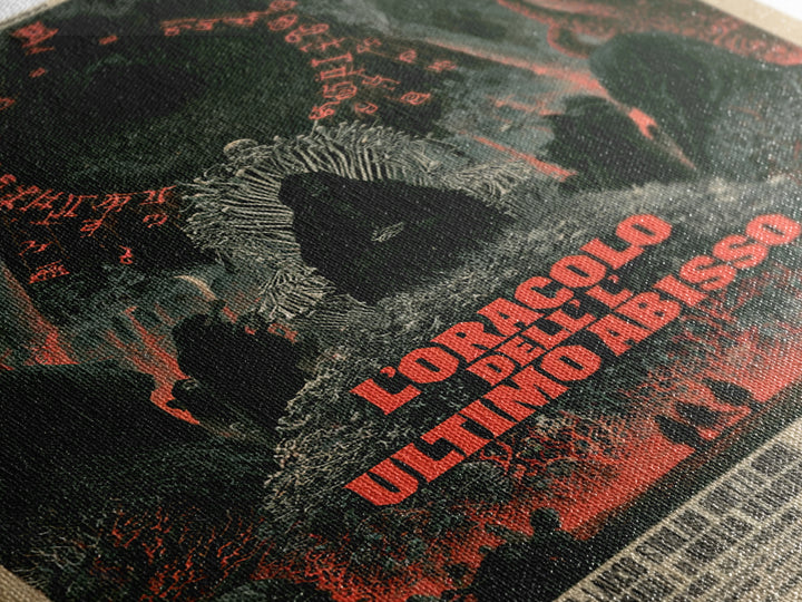 The Oracle Of The Last Abyss, Italian Language Horror Movie Poster, 1970s Horror Art, Retro Horror Movie Art, Canvas Print