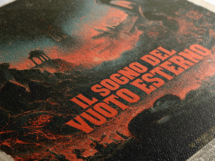 The Dream Of The Outer Void, Italian Language Horror Movie Poster, 1970s Horror Art, Cult Horror Poster, Framed Canvas Print