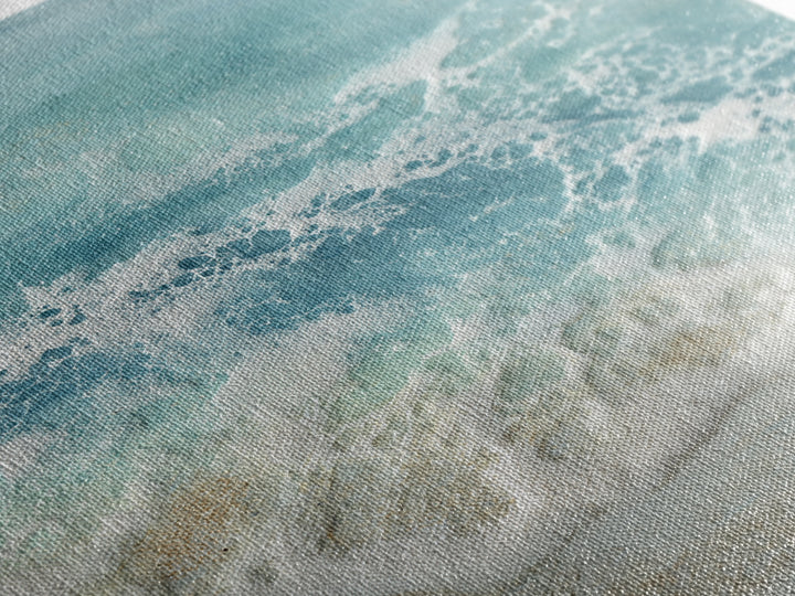 Abstract Seafoam Patterns Framed Canvas Print, Coastal Art, Boho Decor, Coastal Decor, Fine Art, Coastal, Printable Wall Art, COA-2x3-26