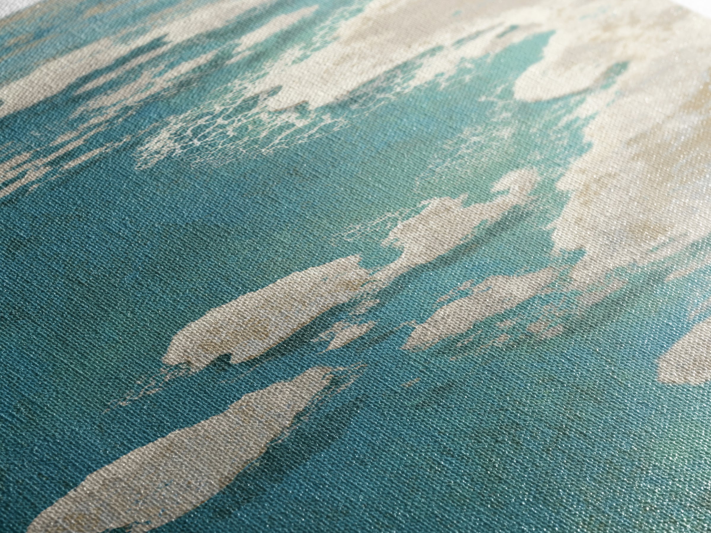 Abstract Seafoam Patterns Framed Canvas Print, Coastal Art, Prints, Coastal Decor, Abstract Art, Coastal, Coastal Wall Art, COA-2x3-74