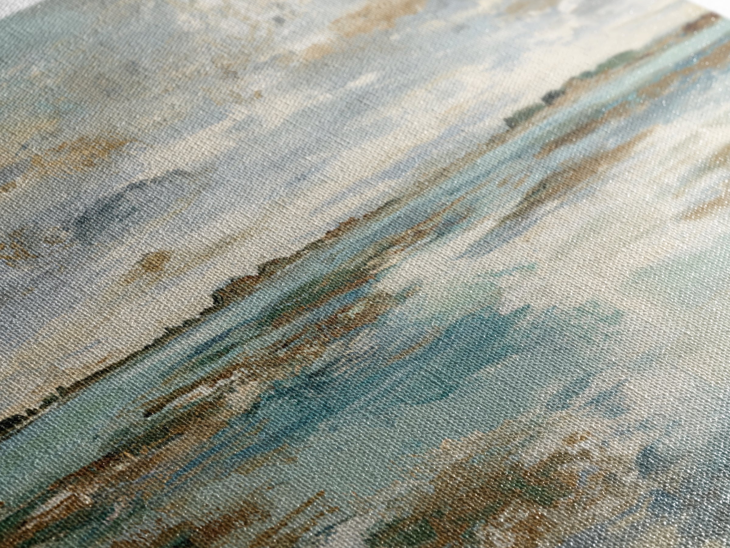 Abstract Seafoam Patterns Framed Canvas Print, Coastal Art, Bird Art, Coastal Decor, Fine Art, Coastal, Living Room Art, COA-3x1-58