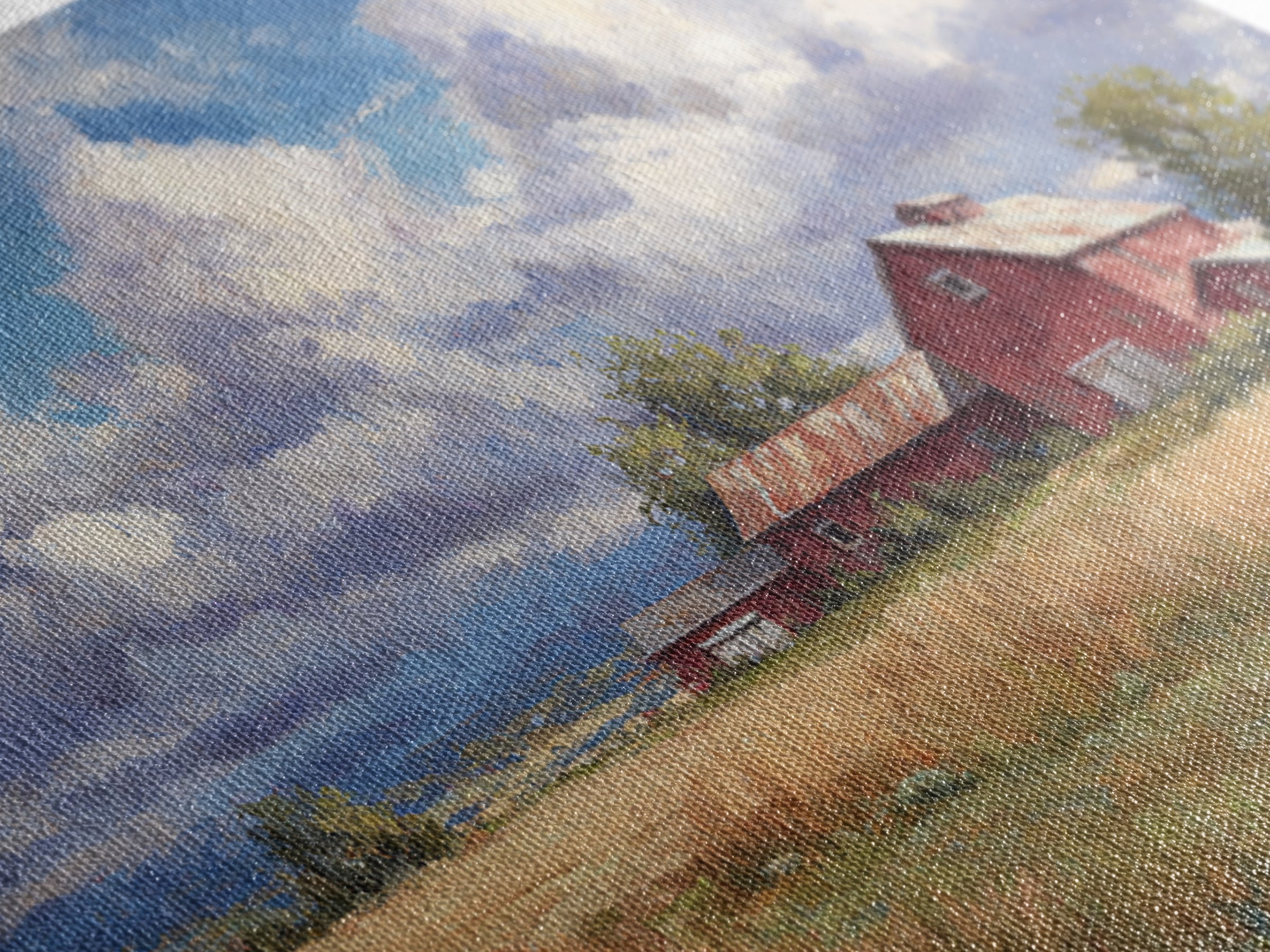 Cornfield under Dramatic Summer Clouds Canvas Print, Country Art, Farmhouse Wall Decor, Farmhouse Decor, Abstract Art, Country, COU-3x2-94