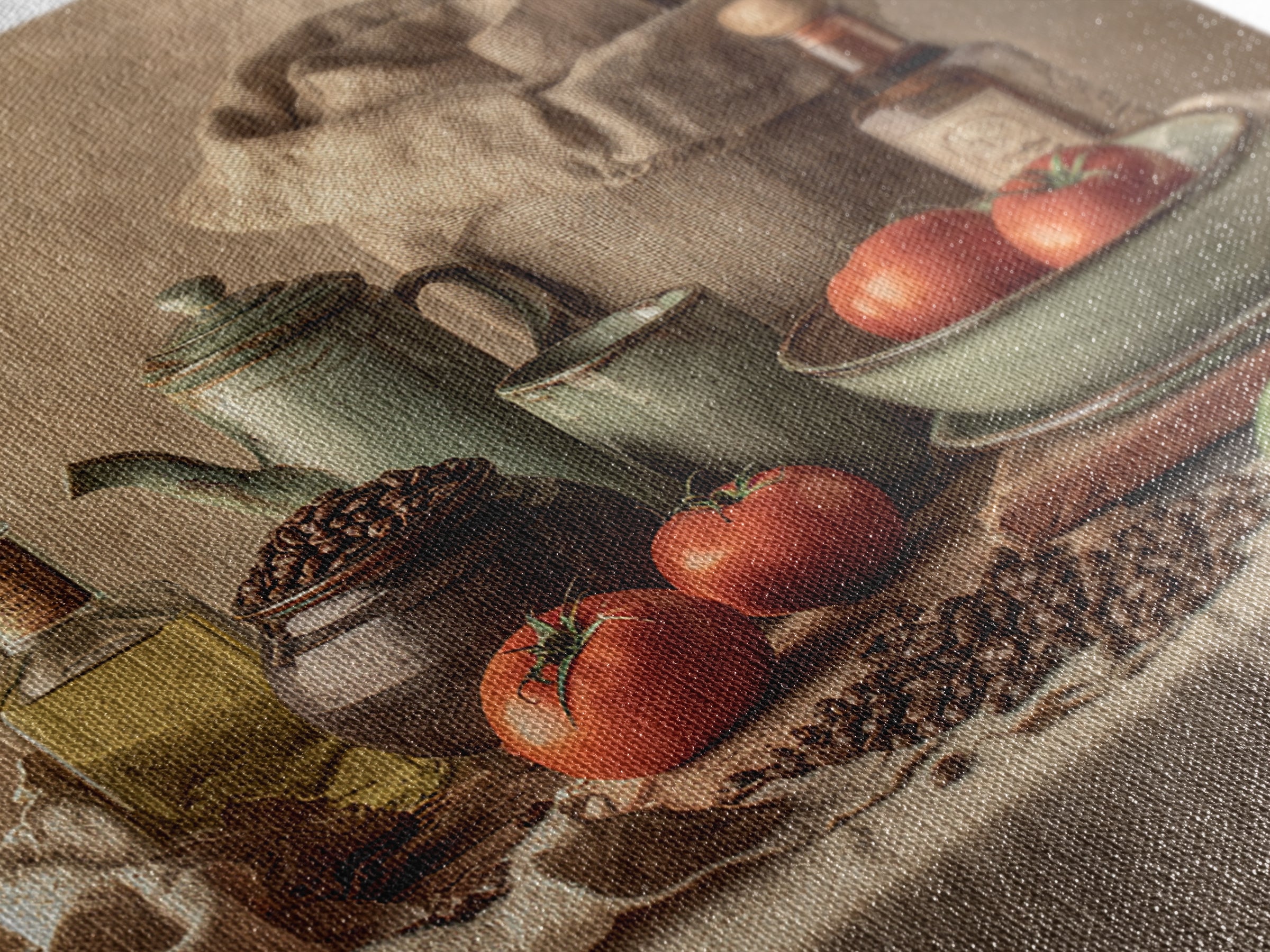 Coffee Beans and Burlap Sack Still Life Framed Canvas Print, Coffee Shop Art, Fine Art Print, Cafe Decor, Fine Art, Cafe, CSA-1x1-74