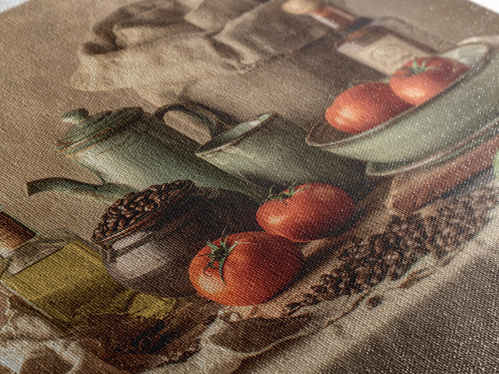 Coffee Beans and Burlap Sack Still Life Framed Canvas Print, Coffee Shop Art, Fine Art Print, Cafe Decor, Fine Art, Cafe, CSA-1x1-74