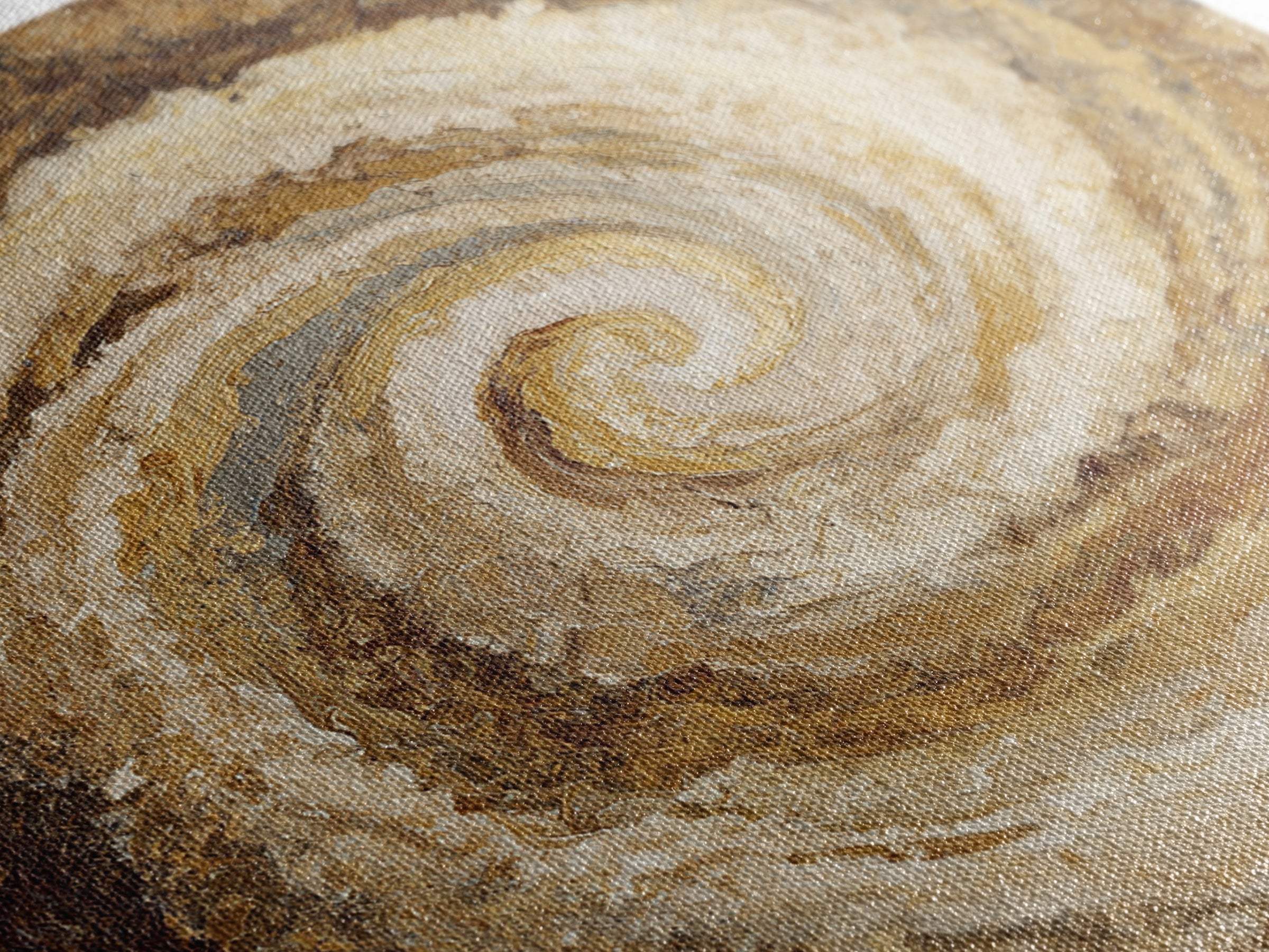 Abstract Brown and Cream Coffee Swirl Canvas Print, Coffee Shop Art, Coffee, Cafe Decor, Fine Art, Cafe, Living Room Decor, CSA-1x1-81