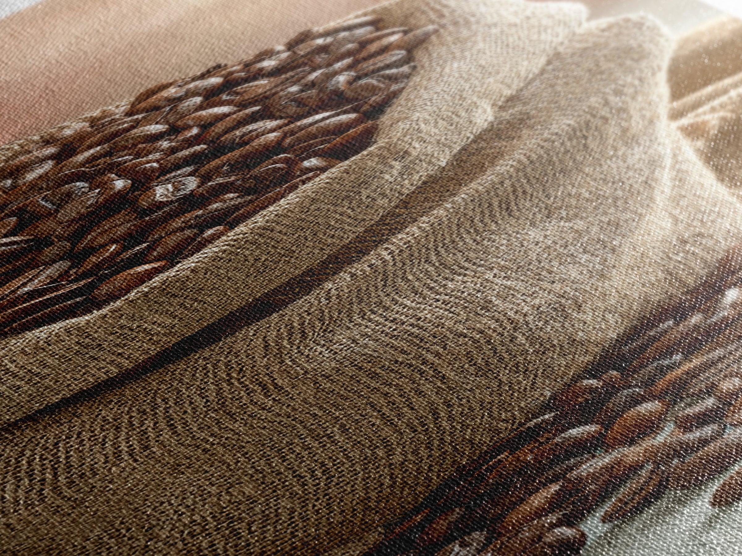 Coffee Beans and Burlap Sack Still Life Canvas Print, Coffee Shop Art, Gallery Decor, Cafe Decor, Fine Art, Cafe, Wall Art, CSA-1x3-14