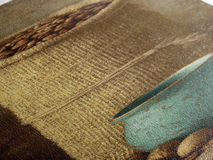 Coffee Beans and Burlap Sack Still Life Canvas Print, Coffee Shop Art, Gallery Decor, Cafe Decor, Fine Art, Cafe, Wall Art, CSA-1x3-38