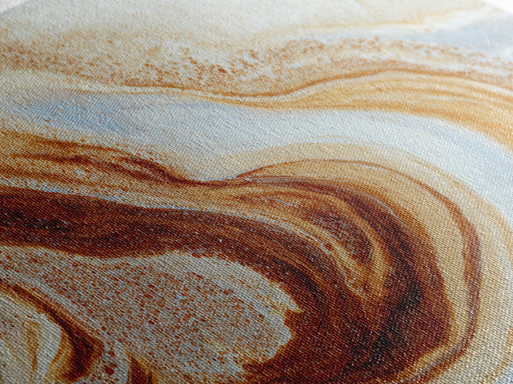 Abstract Brown and Cream Coffee Swirl Canvas Print, Coffee Shop Art, Kitchen Gift, Cafe Decor, Abstract Art, Cafe, Coffee Art, CSA-2x1-53