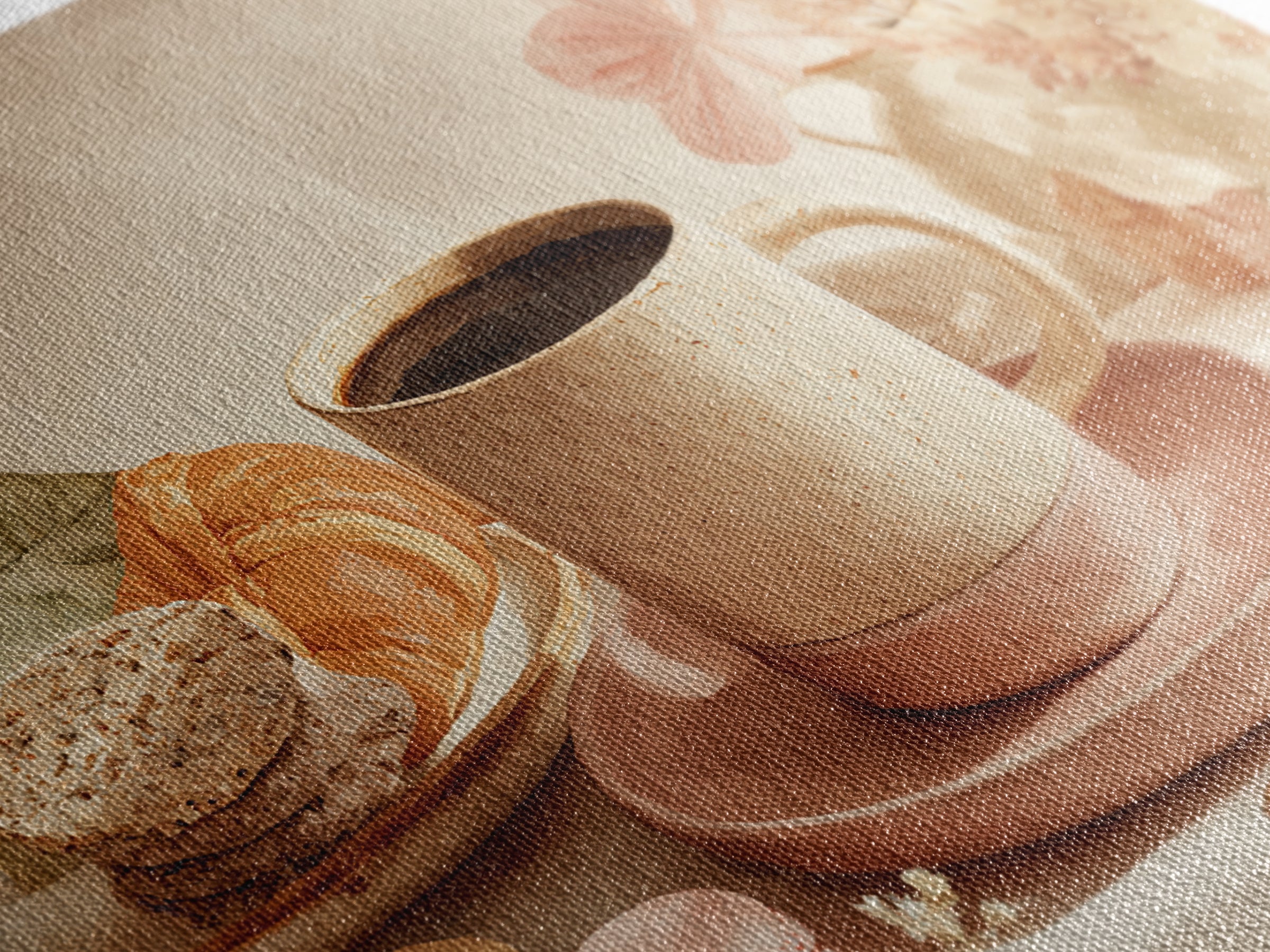 Retro Cafe Poster Coffee Cup Graphic Canvas Print, Coffee Shop Art, Modern Decor, Cafe Decor, Fine Art, Cafe, Wall Decor, CSA-3x2-11