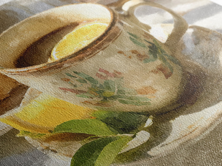 Retro Cafe Poster Coffee Cup Graphic Canvas Print, Coffee Shop Art, Farmhouse Decor, Cafe Decor, Fine Art, Cafe, Moody Wall Art, CSA-3x2-83