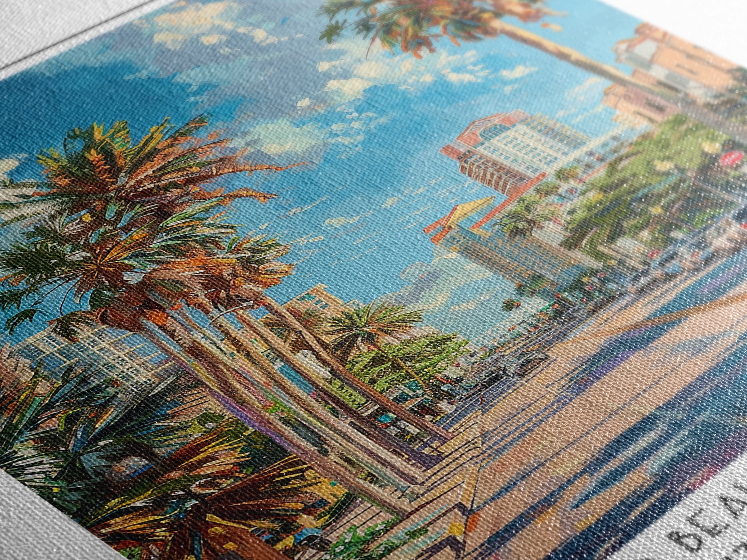Clearwater Travel Poster, Framed Canvas Print, Poster Print, Travel Wall Art, Colorful Wall Art, Gallery Wall Set, Home Office Decor