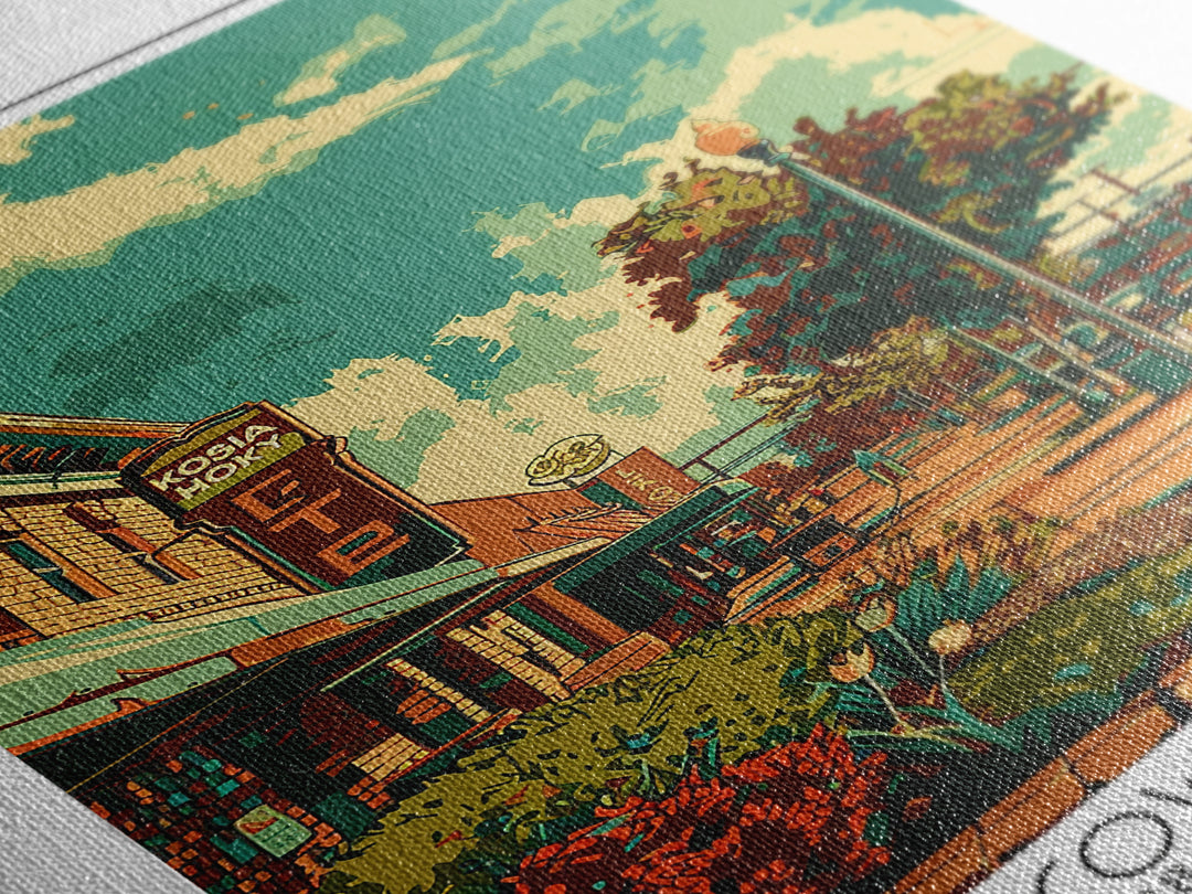 Vacaville Travel Poster, Canvas Print, City Art Print, Travel Wall Art, Travel Posters, Art Print, Retro Wall Art, Home Office Decor