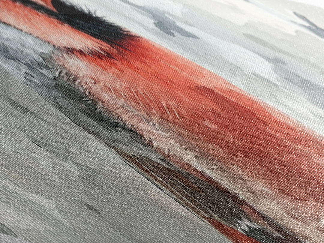 Female Cardinal Watercolor Print, Diamond Shaped Wall Art, Bird Painting, Birdwatcher Gift, Red Cardinal Art, Birdwatching Art