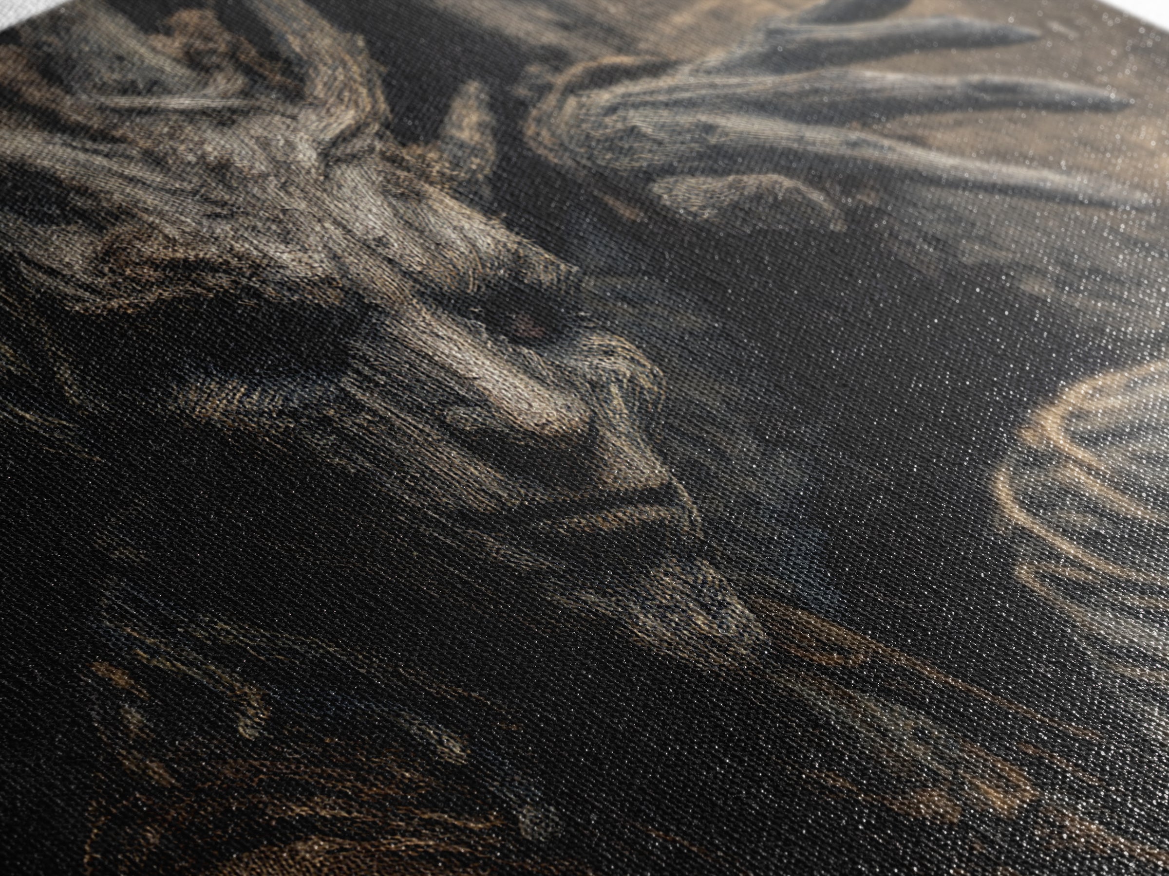 The Hollow-Tree Monster, Surreal Apocalyptic Art, Landscape Wall Art, Dark Halloween Decor, Canvas Print, Halloween Wall Art