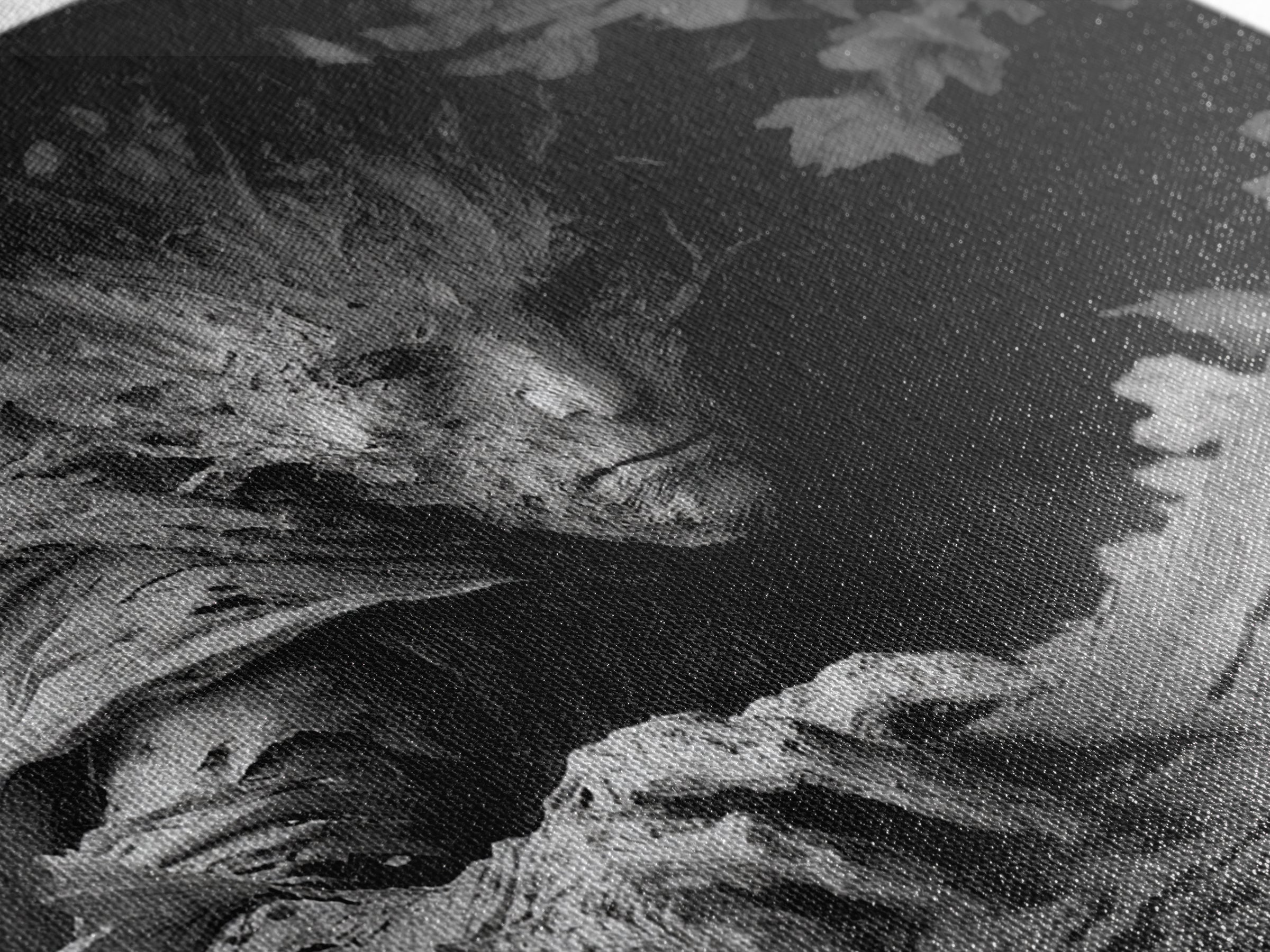 The Hollow-Tree Monster, Biomechanical Horror Art, Landscape Wall Art, Dark Fantasy Wall Art, Canvas Print, Halloween Wall Art