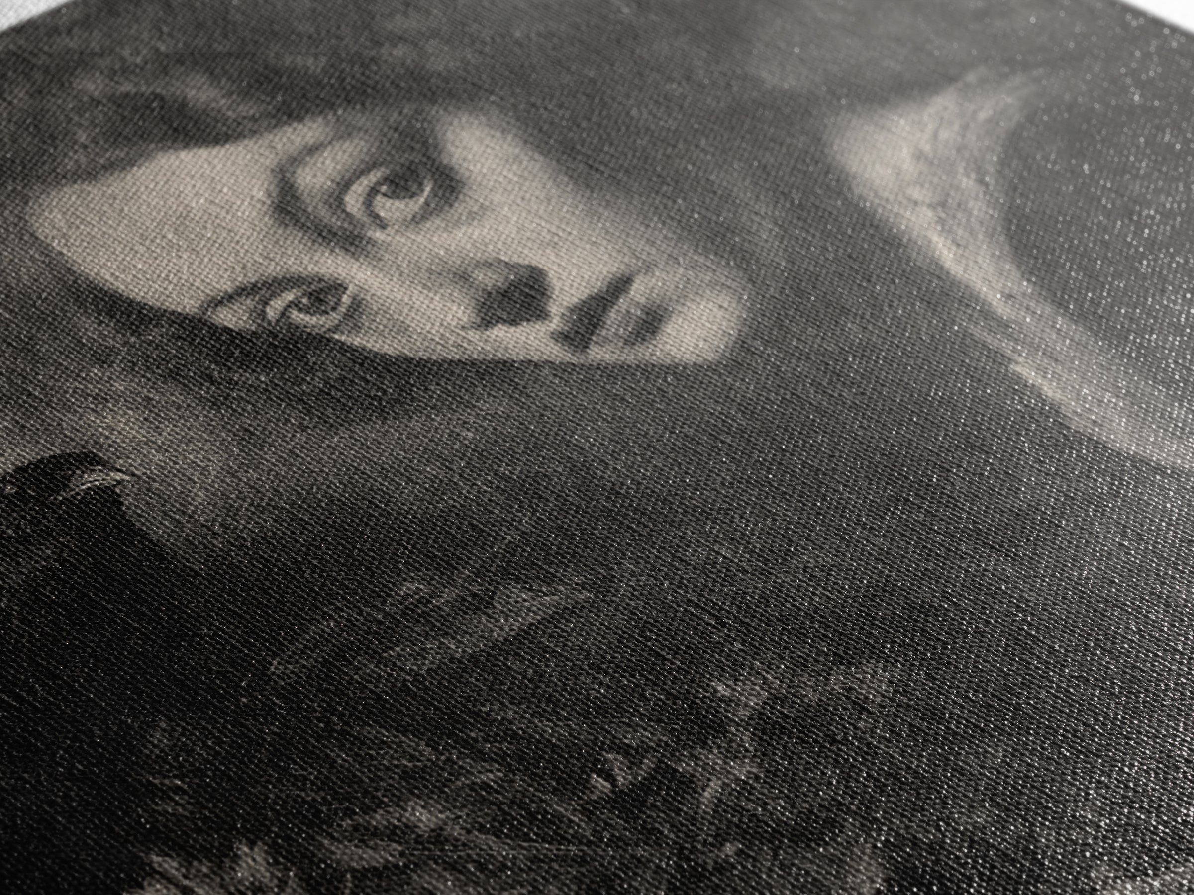 The Haunted Portrait, Symbolist Dream Art, Square Wall Art, Gothic Horror Wall Art, Framed Canvas Print, Halloween Wall Art