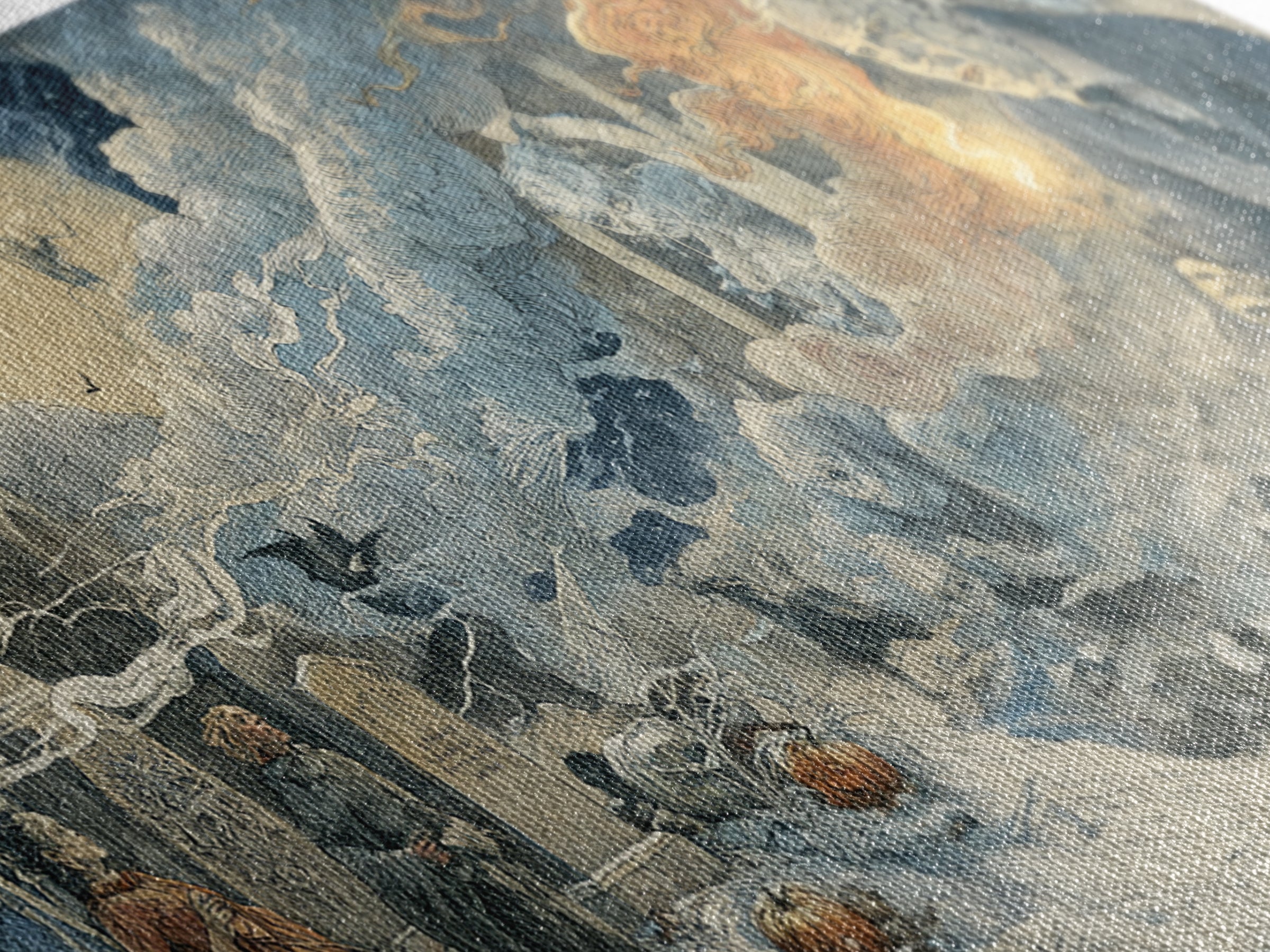 Frozen Halloween, Visionary Gothic Art, Wide Panoramic Art, Dark Fantasy Wall Art, Canvas Print, Halloween Wall Art, Dark Fantasy Art