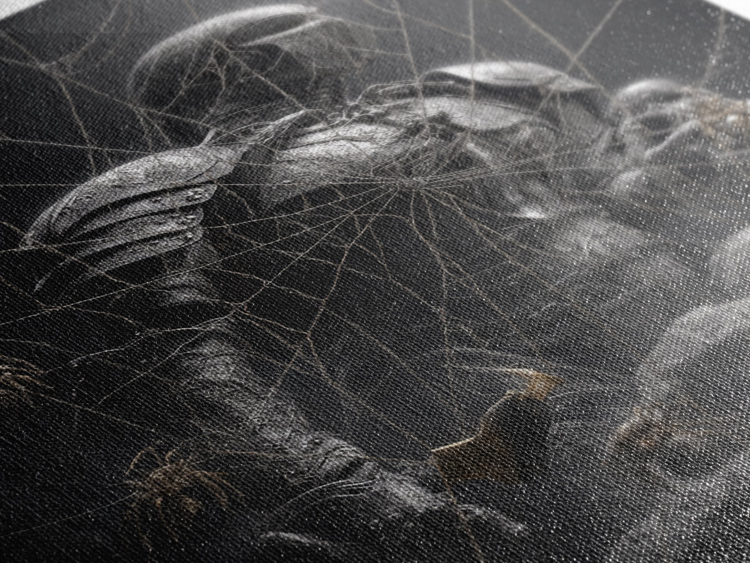 The Spider Knight, Biomechanical Horror Art, Vertical Wall Art, Gothic Horror Wall Art, Canvas Print, Halloween Wall Art, Gothic Home Decor