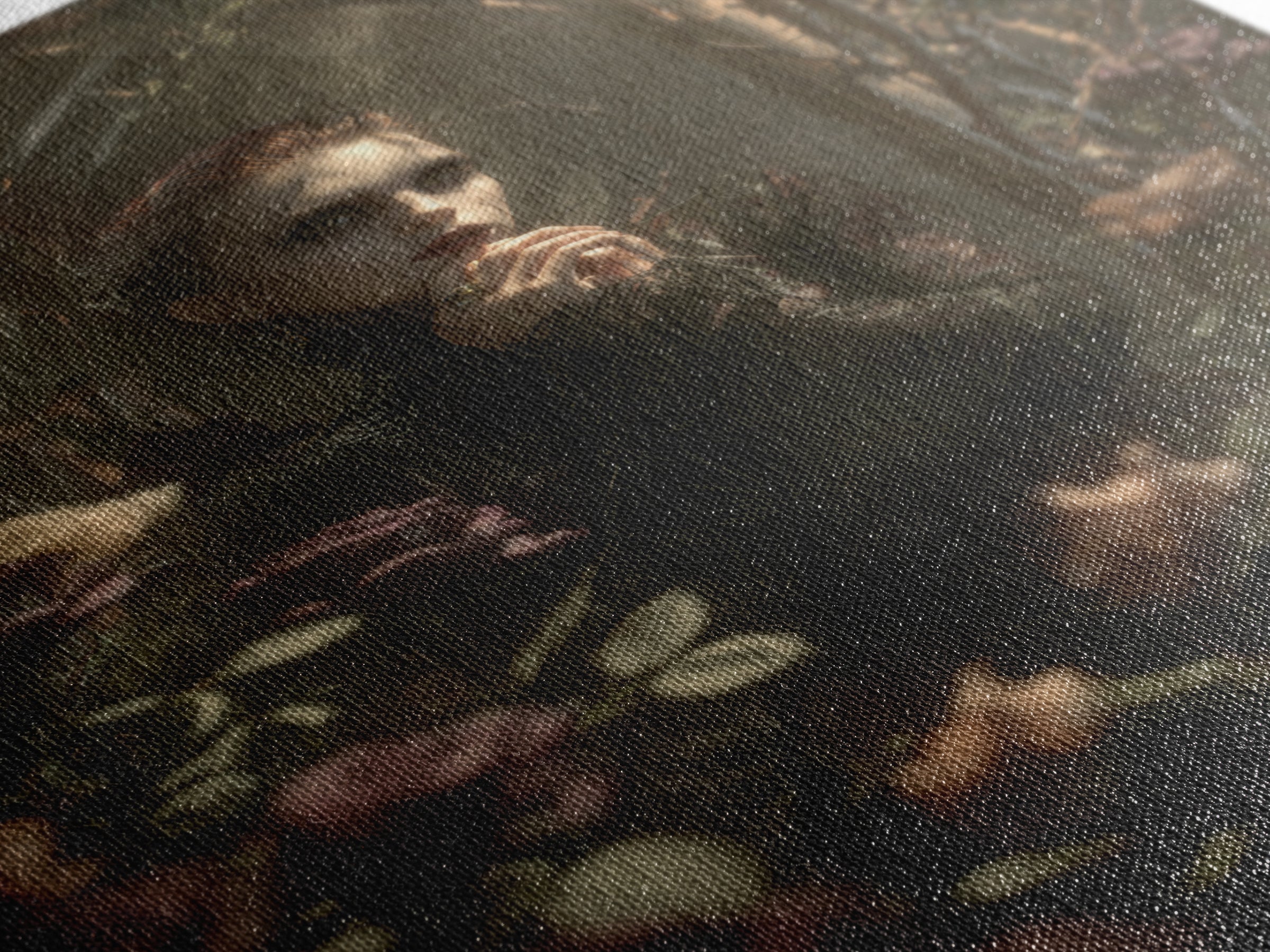 The Vampire Florist, Dark Symbolist Art, Vertical Wall Art, Macabre Wall Art, Canvas Print, Halloween Wall Art, Halloween Decor