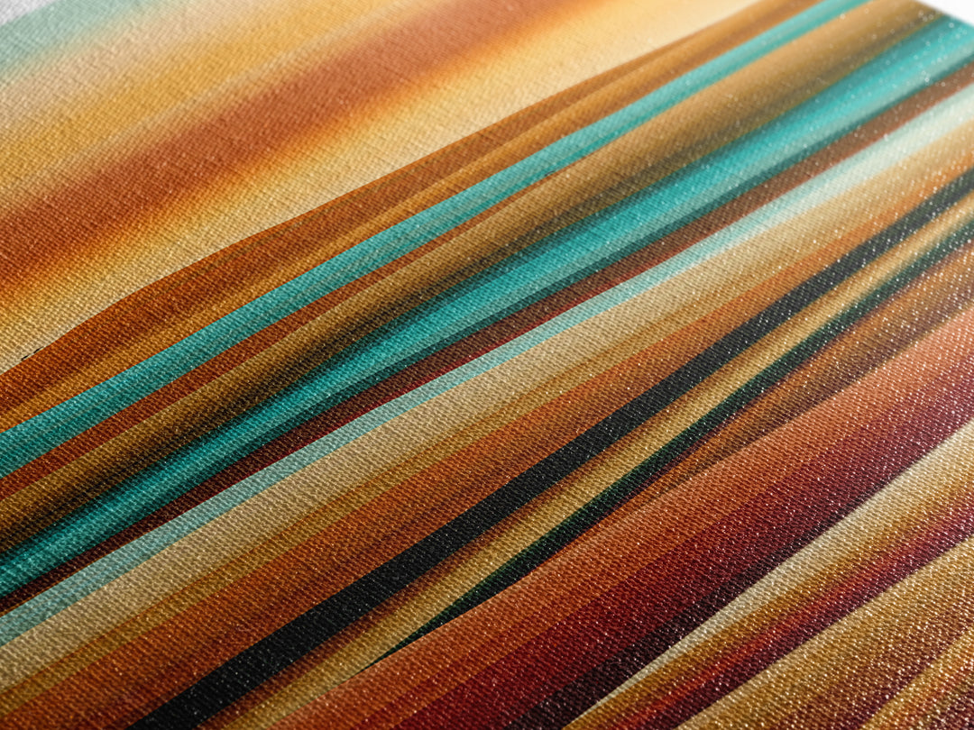 Camel Caravan Crossing Golden Dunes Framed Canvas Print, Desert Art, Digital Prints, Southwestern Decor, Fine Art, Desert, DES-1x3-91