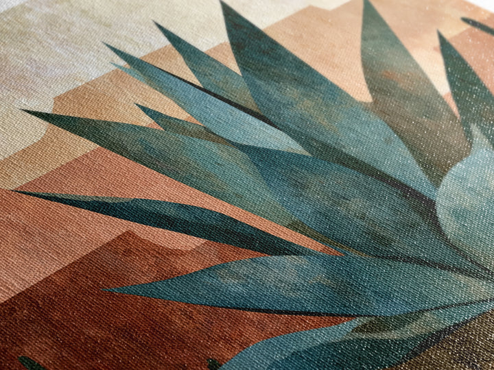 Agave Plant Closeup Canvas Print, Desert Art, Landscape Wall Art, Southwestern Decor, Fine Art, Desert, Luxury Decor, DES-3x2-4