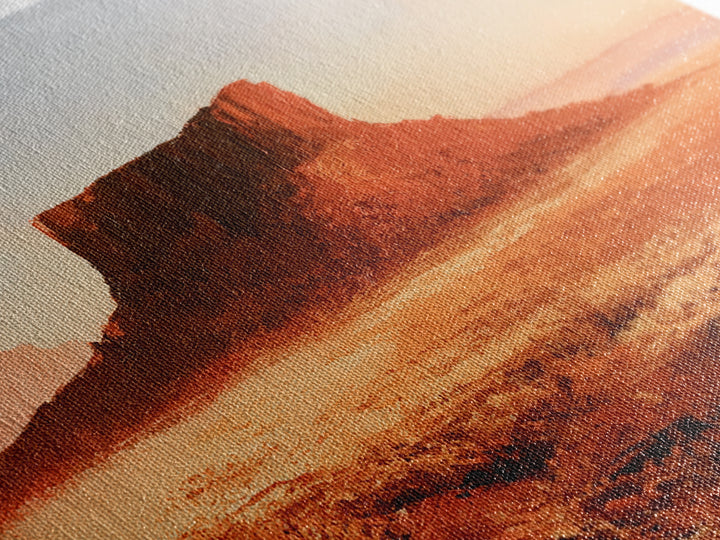 Abstract Mesa Landscape Framed Canvas Print, Desert Art, Wall Art Prints, Southwestern Decor, Fine Art, Desert, Boho Decor, DES-3x2-79