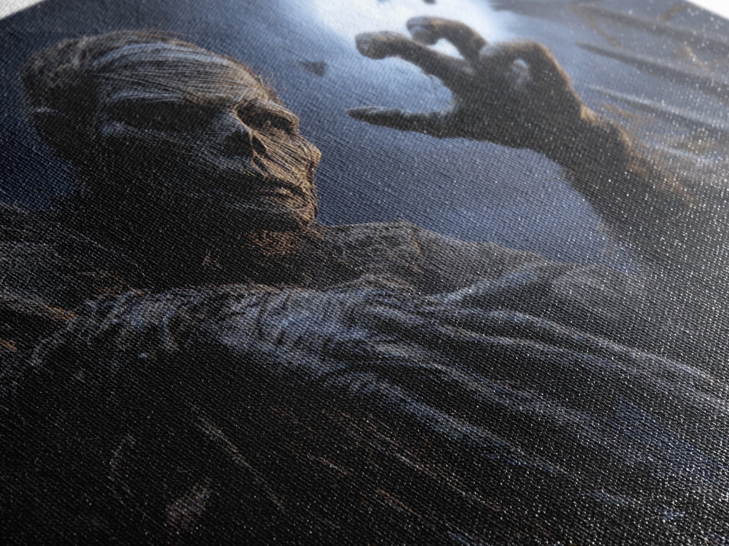 The Bog Mummy, Landscape Wall Art, Spooky Home Decor, Canvas Print, Halloween Wall Decor, Gothic Home Decor, Horror Wall Art