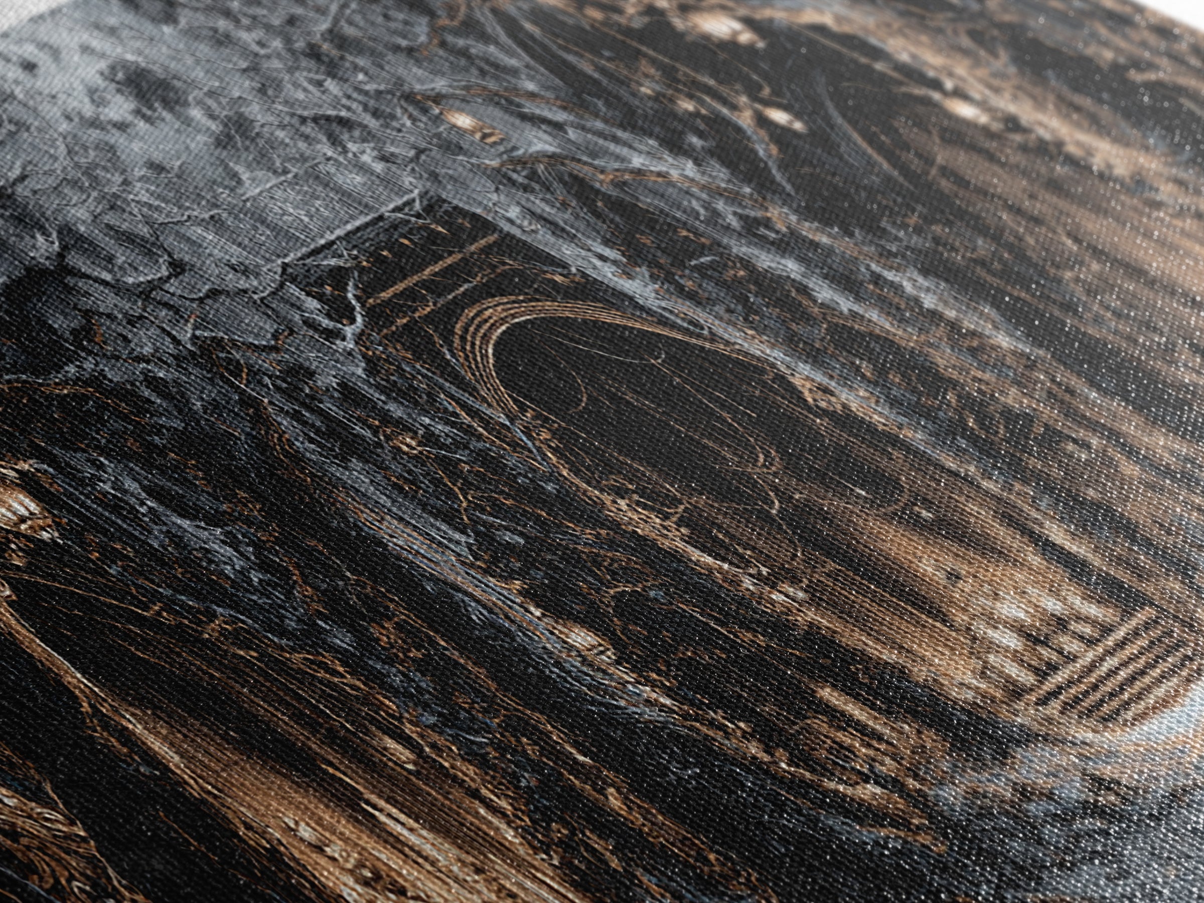 The Witch'S Forest, Extra Wide Wall Art, Dark Halloween Decor, Canvas Print, Halloween Wall Decor, Gothic Home Decor, Macabre Wall Art