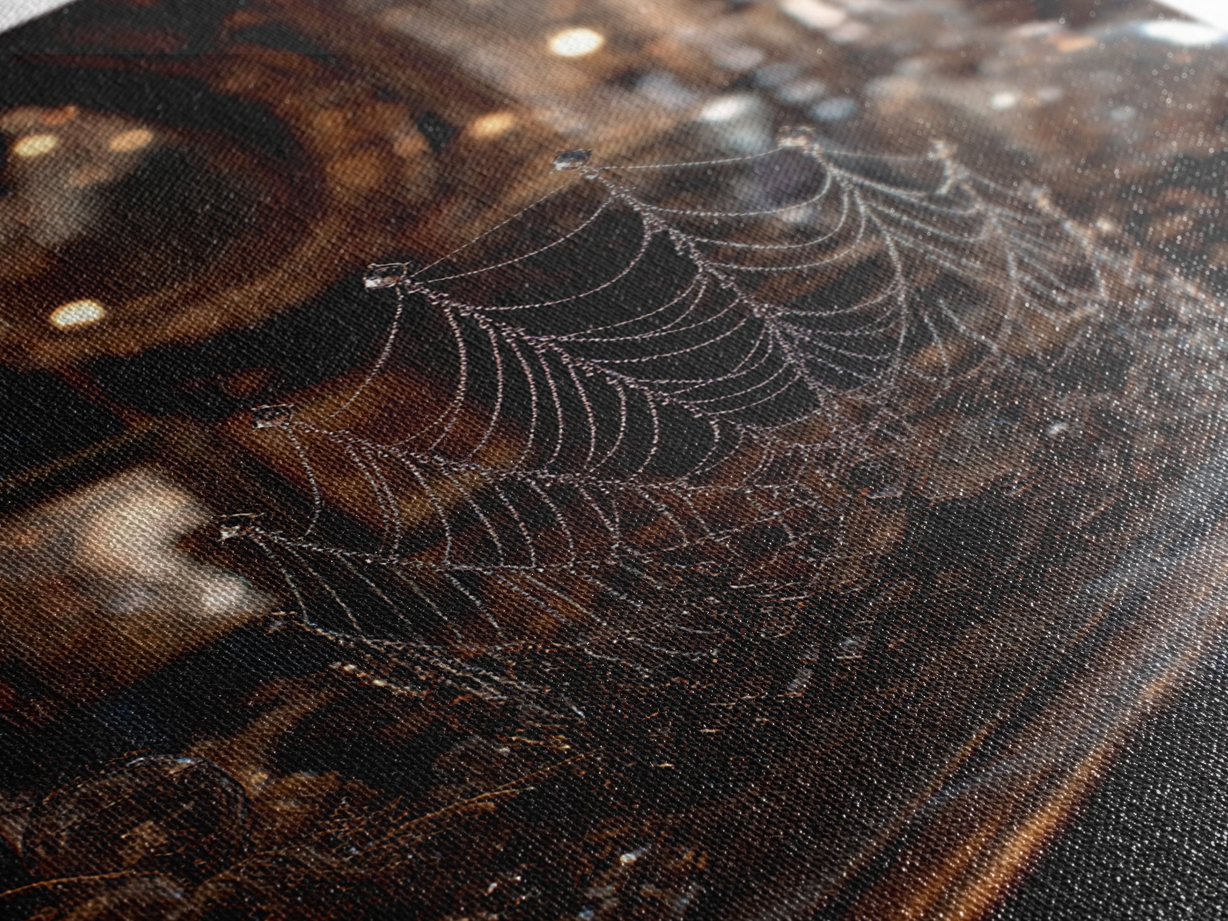 The Spiderweb Crown, Vertical Wall Art, Dark Halloween Decor, Canvas Print, Halloween Wall Decor, Gothic Home Decor, Collectible Wall Decor